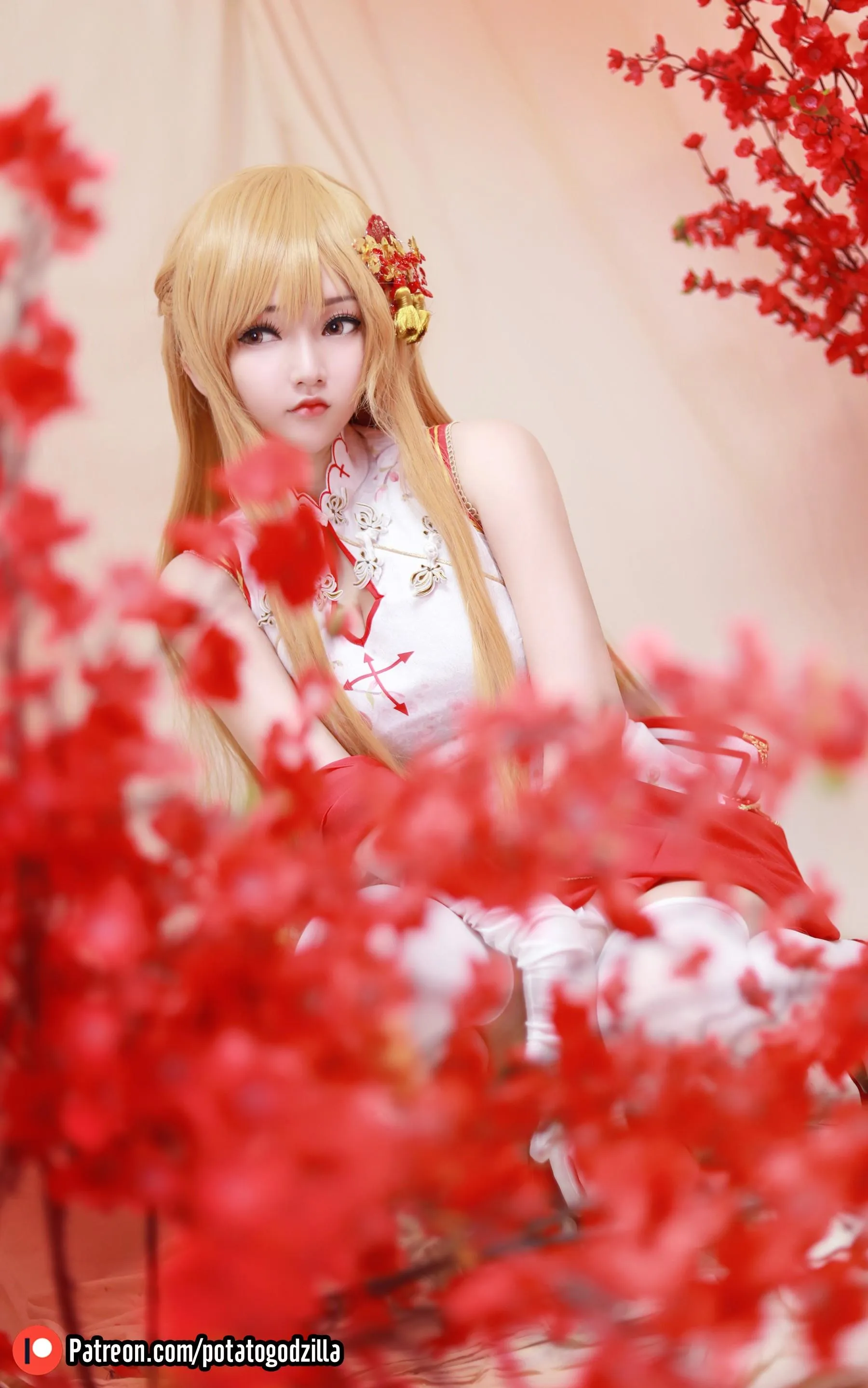 Potato Godzilla – NO.73 Asuna Yuuki Qipao [53P]插图2